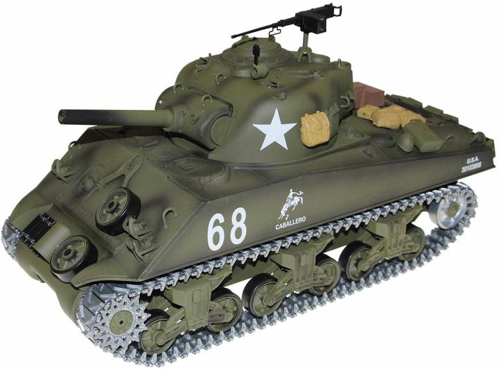 Actual product image Heng Long Tank Sherman U.S. M4A3 2.4 GHz (RTR Ready-to-Run)