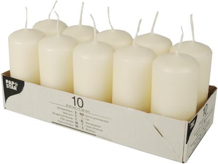 Papstar Candele a colonna (10 pz.)
