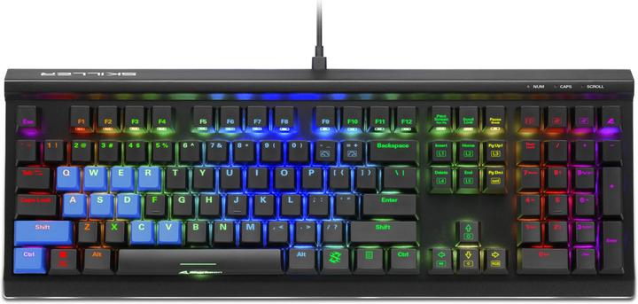Sharkoon SKILLER SGK60 Tastatur USB QWERTY US Englisch (US, Kabelgebunden)