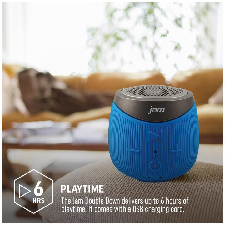 Image du produit Hmdx Jam JAM Double Down Haut-parleur Bluetooth (6 h, Fonctionnement sur batterie)