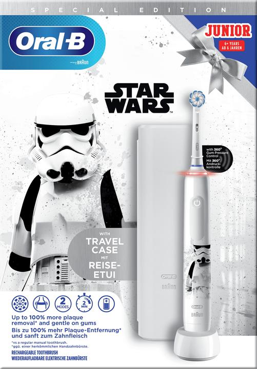 Actual product image Oral-B Junior Electric Toothbrush Star Wars + Travel case (Oscillating toothbrush)
