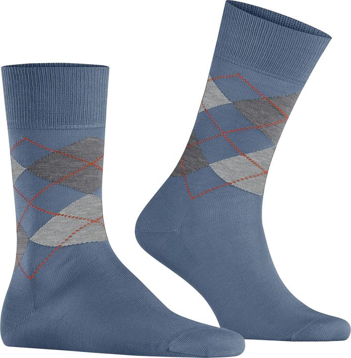 Immagine prodotto Burlington Socken "Manchester" violett gestreift (Confezione singola, 40 - 46)