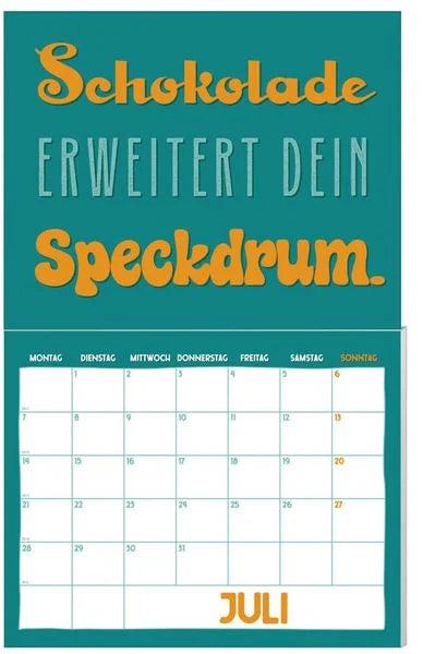 Image du produit Kit calendrier humour 2025, 9 pièces (Non contraignant, Allemand)