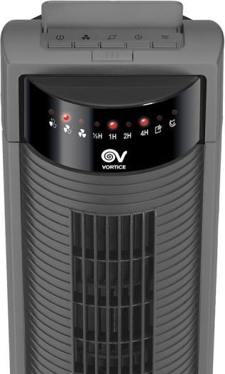 Produktbild Thermorex THERMEX Ariante, Haushaltsturmventilator, Schwarz, Flur, Thermoplast, 55 dB, 1300 m³/h (55 dB)