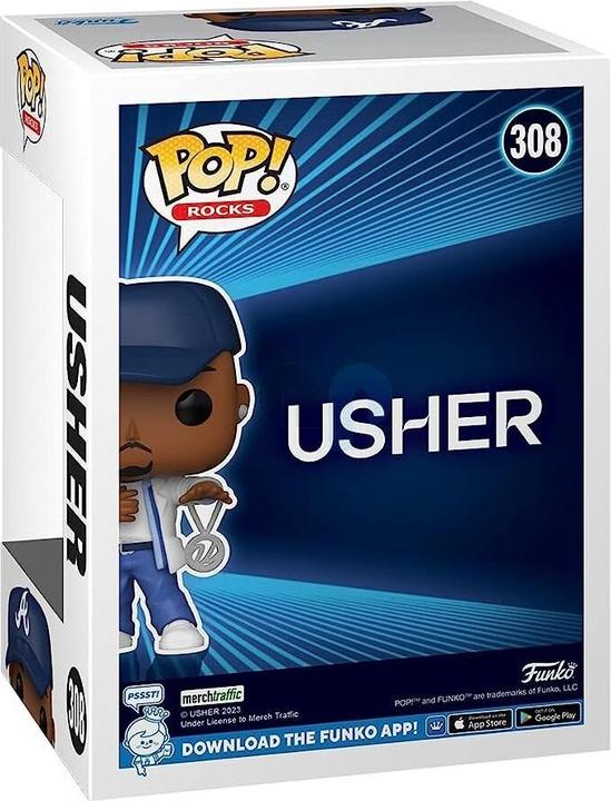 Actual product image Funko Usher POP! Rocks Vinyl Figur Yeah 9 cm