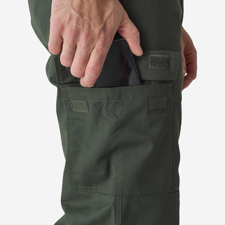 Produktbild Solognac Hose 100 Cargo warm grün (S)