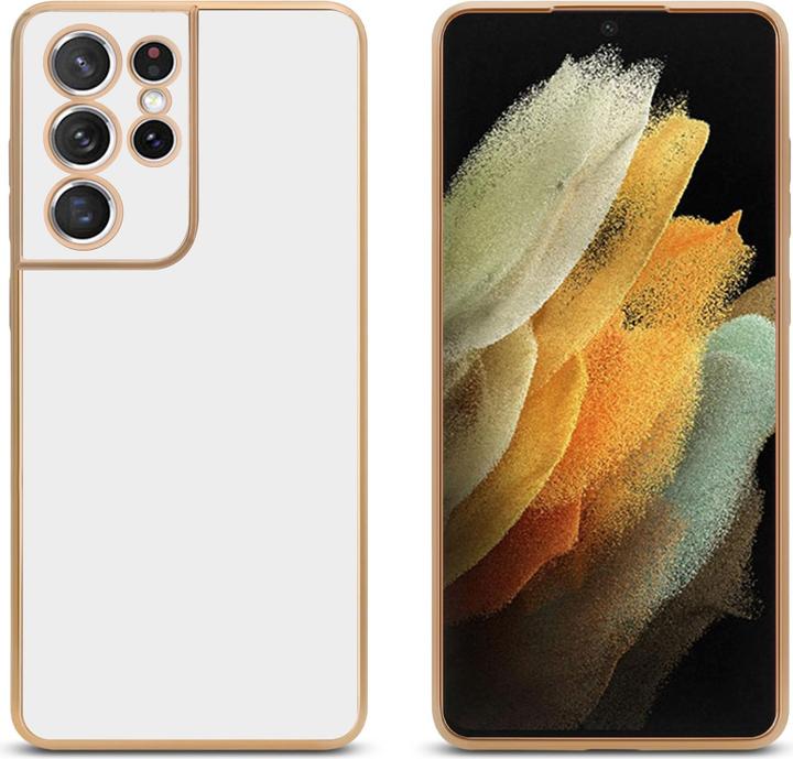 Produktbild Cadorabo Hülle für Samsung Galaxy S21 ULTRA im TPU mit Kameraschutz LM130 Style (Samsung Galaxy S21 Ultra)