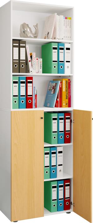 Produktbild VCM Büroschrank Aktenschrank Regal Lona 6f (70 x 40 x 220 cm)