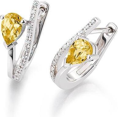 Breuning OHRSCHMUCK - ED.TOP.HELL/Brill. 0,12 Ct. H/si (585, - Gold)