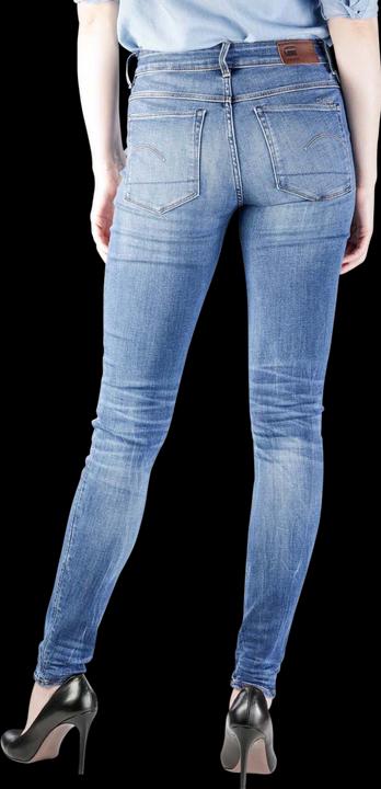 Produktbild G-Star 3301 High Skinny Jeans Superstretch medium indigo (W26/L36)
