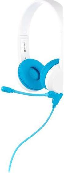 Actual product image Buddyphones StudyBudy blue