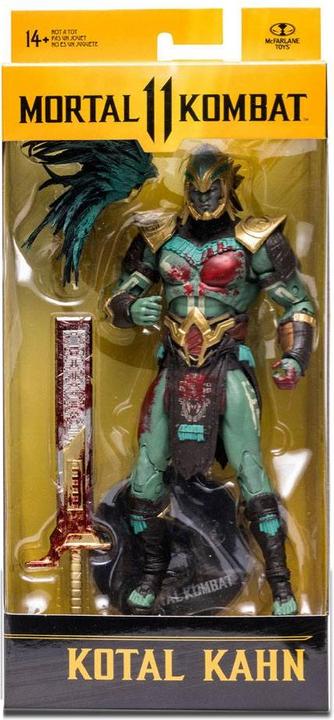 Actual product image McFarlane AF Mortal Kombat Kotal Kahn (Bloody) 18cm