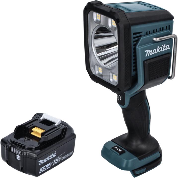 Actual product image Makita DML 812 F1 Battery LED hand lamp 18 V 1250 lm + 1x battery 3.0 Ah - without charger (1250 lm)
