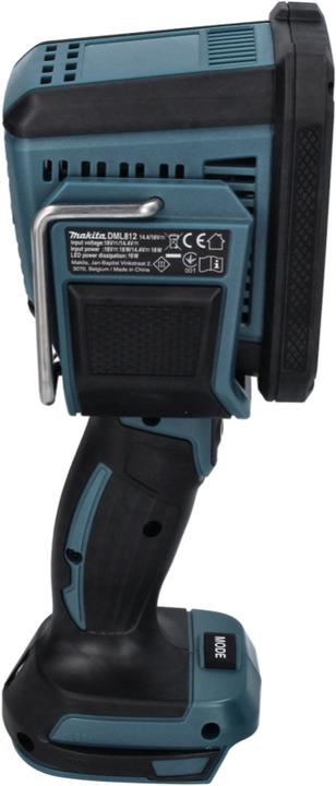 Actual product image Makita DML 812 F1 Battery LED hand lamp 18 V 1250 lm + 1x battery 3.0 Ah - without charger (1250 lm)