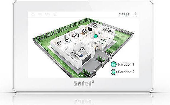 Actual product image Satel Keypad Touchscreen Integra/Int-Tsh2-W