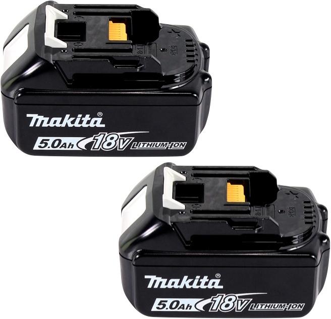 Actual product image Makita Power Source Kit 18 V with 2x BL 1850 B 5.0 Ah battery ( 197280-8 ) + DC 18 SH dual charger ( (18 V)