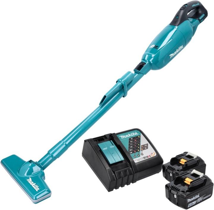 Actual product image Makita DCL 280 FRG Battery Vacuum Cleaner 18 V Brushless + 2x Battery 6.0 Ah + Charger