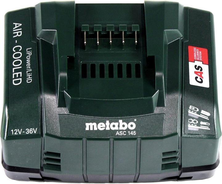 Immagine prodotto Metabo Set base 4x batteria Li-Power 18 V 4,0 Ah CAS agli ioni di litio ( 4x 625027000 ) + ASC 145 Fast (18 V)