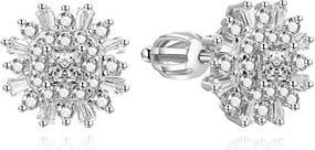 Agato Sparkling silver earrings AGUP3549S