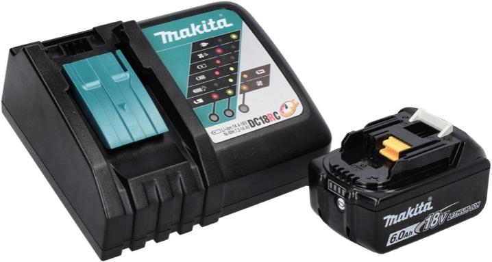 Actual product image Makita PWR 180 RG1 Battery ratchet screwdriver 18 V 47.5 Nm 1/4" 3/8" + 1x battery 6.0 Ah + charger (1/4")
