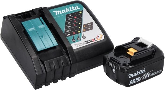 Actual product image Makita PWR 180 RF1J Battery ratchet screwdriver 18 V 47.5 Nm 1/4" 3/8" + 1x battery 3.0 Ah + charger + Mak (3/8")