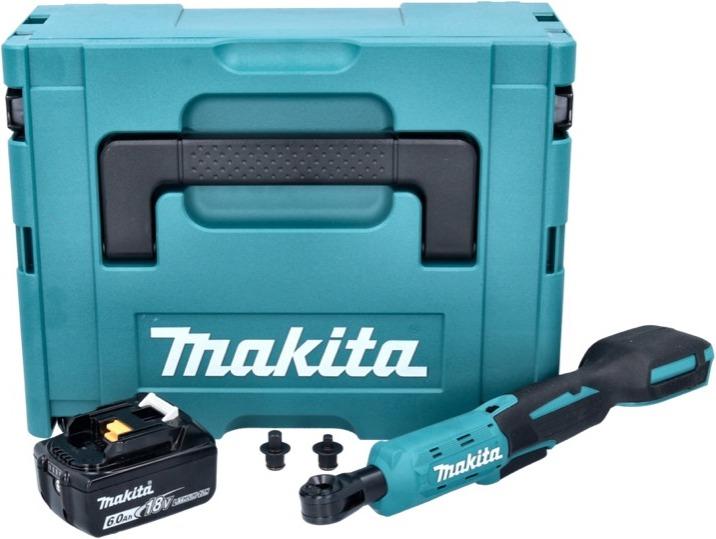Produktbild Makita DWR 180 G1J Akku Ratschenschrauber 18 V 47,5 Nm 1/4" 3/8" + 1x Akku 6,0 Ah + Makpac - ohne La (Akkubetrieb)