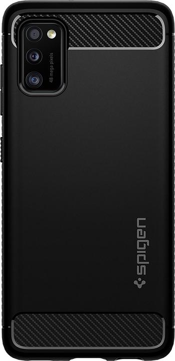 Actual product image Spigen Galaxy A41 Case Rugged Armor Matte Black (Samsung Galaxy A41)