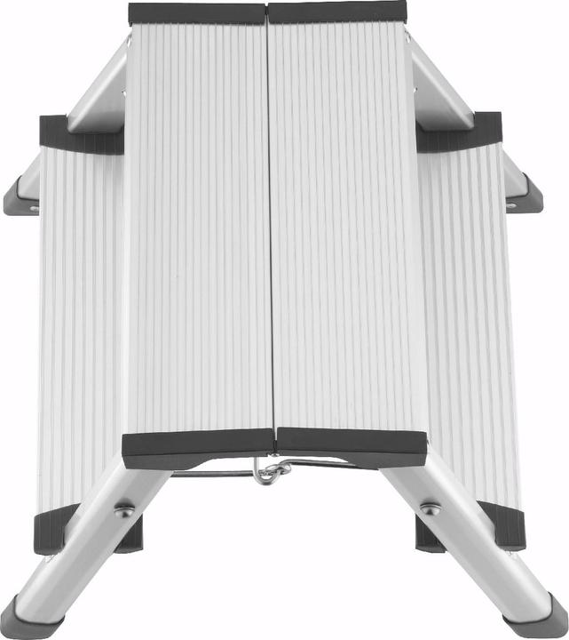 Actual product image Hailo D60 StandardLine, aluminium stepladder, 2x2 steps (Stile, 49 cm)