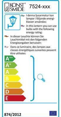 Energy Label Konstsmide Trieste (GU10, IP44)