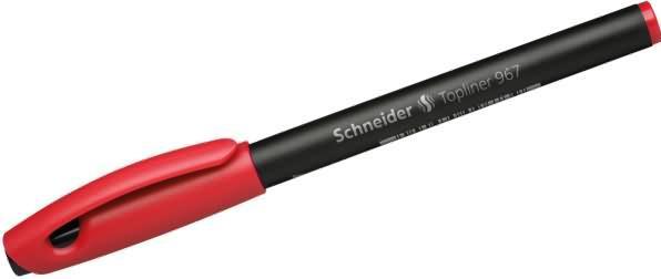 Immagine prodotto Schneider Fineliner Topliner 967 (Rosso, 1 x)