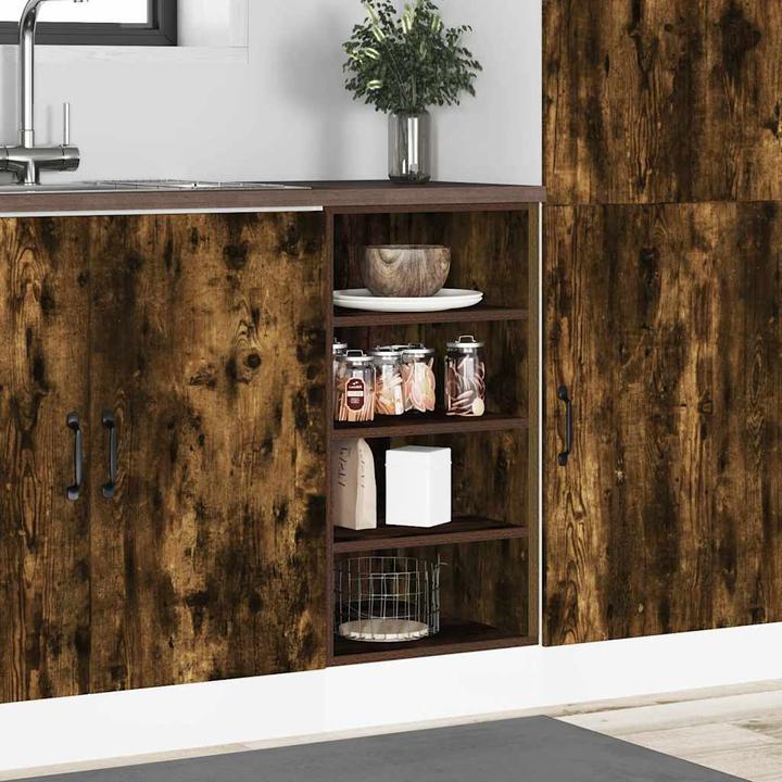 Produktbild VidaXL Unterschrank Räuchereiche 40x44,5x81,5 cm Holzwerkstoff Küchenschrank