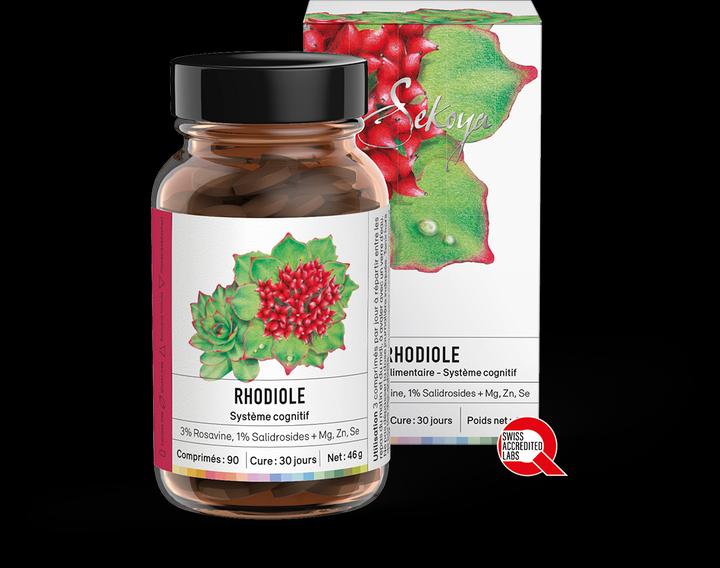 Sekoya Rosenwurz | Rhodiola Rosea | Gegen Stress (90 Stück, Tabletten)