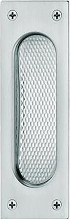 Produktbild FSB Schiebetürmuschel 42 4211 Aluminium F1 / naturfarbig käntig blind Länge 120 mm Breite 40 mm
