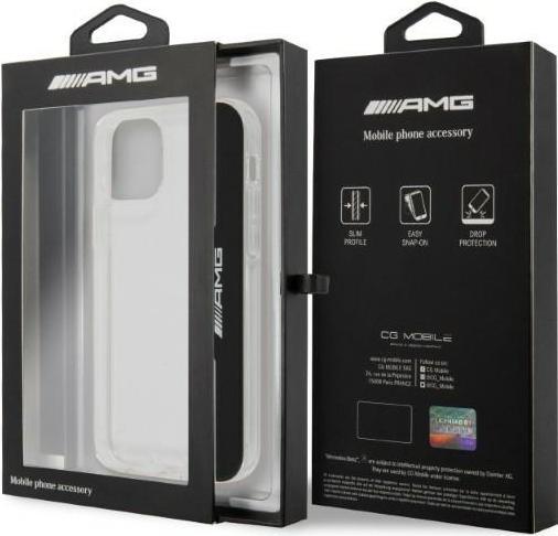Image du produit Mercedes AMG AMHCP12MTVLBR iPhone 12/12 Pro 6,1" transparent hardcase Electroplate Vertical (Apple iPhone 12, Apple iPhone 12 Pro)