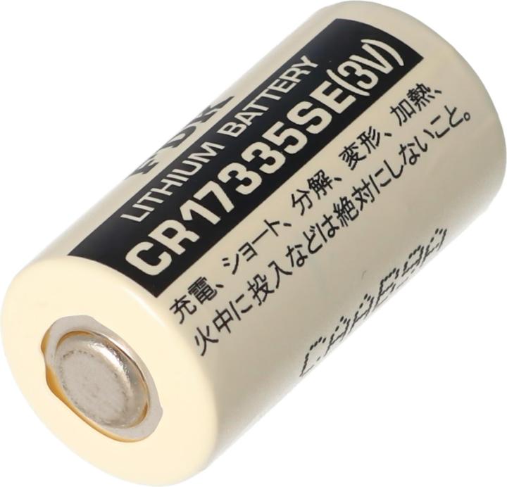 Actual product image FDK Akku Sanyo Lithium Batterie CR17335 SE Size 2/3A, ohne Lötfahnen CR17335SE (1 pcs., 2/3 A, 1800 mAh)