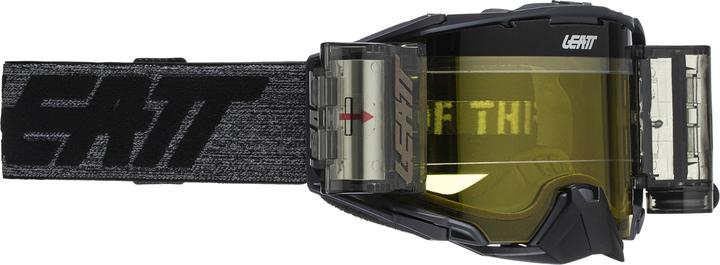 Leatt Velocity 6.5 Roll-Off Goggles (Dark grey, Yellow)