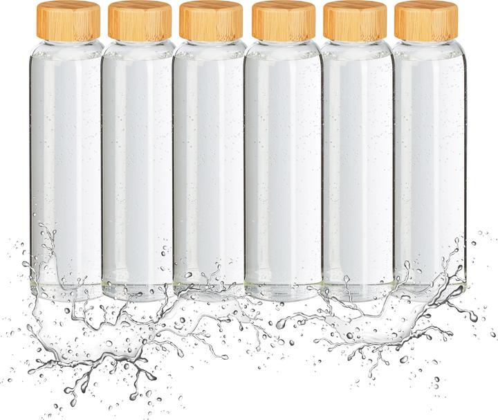 Produktbild Relaxdays 6x Trinkflasche (0.50 l)