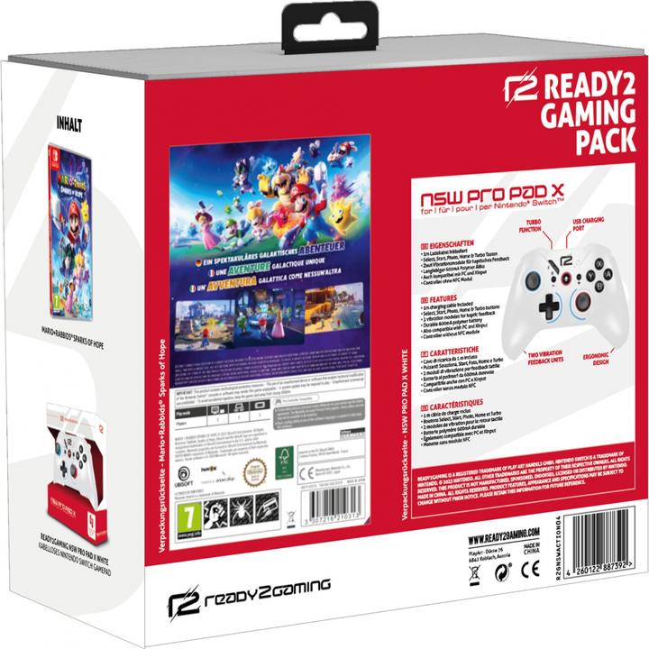 Image du produit ready2gaming Nintendo Switch Mario + Lapins Crétins Sparks of Hope + (Switch)
