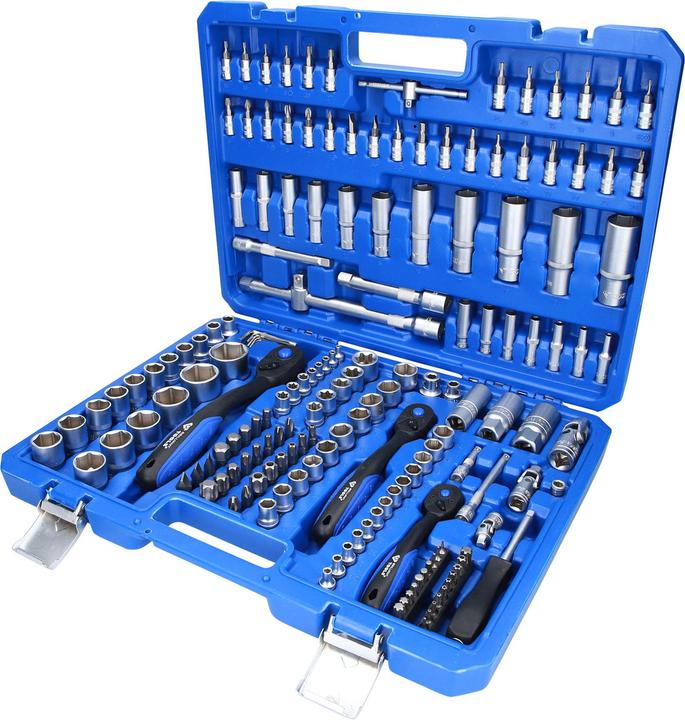 Brilliant Tools Steckschlüssel-Satz, 172-tlg., 1/4, 3/8, 1/2 (3/8", 1/4", 1/2")