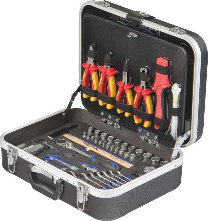 Produktbild Projahn Elektro Werkzeugkoffer metrisch 6-kant 128-tlg. (128 Teile)