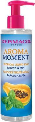 Dermacol Papaya und Minze Aroma Moment Tropical Flüssige Handseife 250 ml (Flüssigseife, 250 ml)