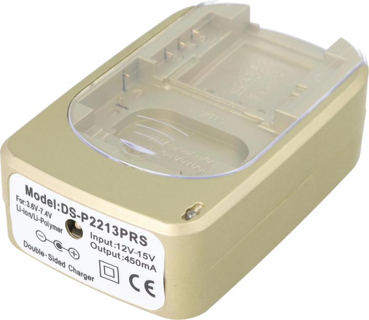Immagine prodotto AccuCell Double-side charger für Digital-Kamera und Camcorder Li-ion Akku, PEN, RIC, Sanyo (Caricabatterie per fotocamere)
