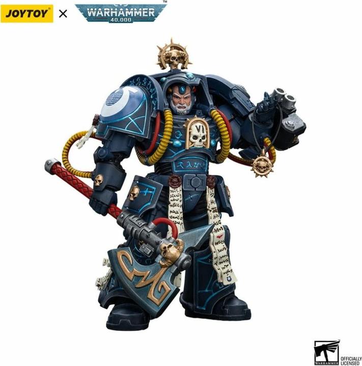 Immagine prodotto Joy Toy Statuetta Warhammer 40k 1/18 Ultramarines Bibliotecario in armatura Terminator 12 cm