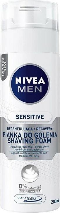 Image du produit NIVEA Men Sensitive Recovery pianka do golenia 200ml (200 ml, Crème à raser)
