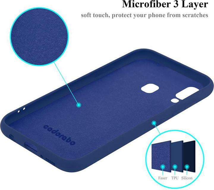 Productafbeelding Cadorabo TPU Liquid Silicone Case Cover (Samsung Galaxy A40)