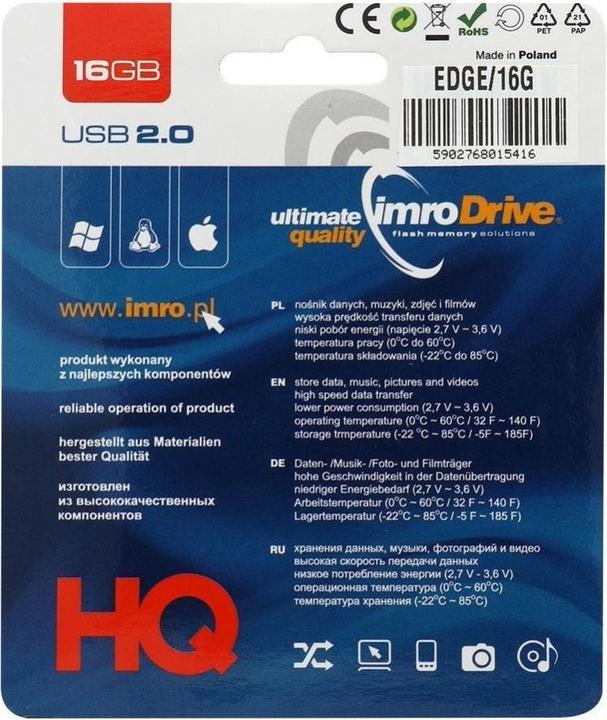 Image du produit IMRO Edge (16 Go, USB-A)