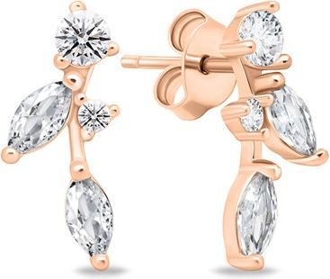 Immagine prodotto Brilio Argento - Bellissimi orecchini in bronzo con zirconi EA619R