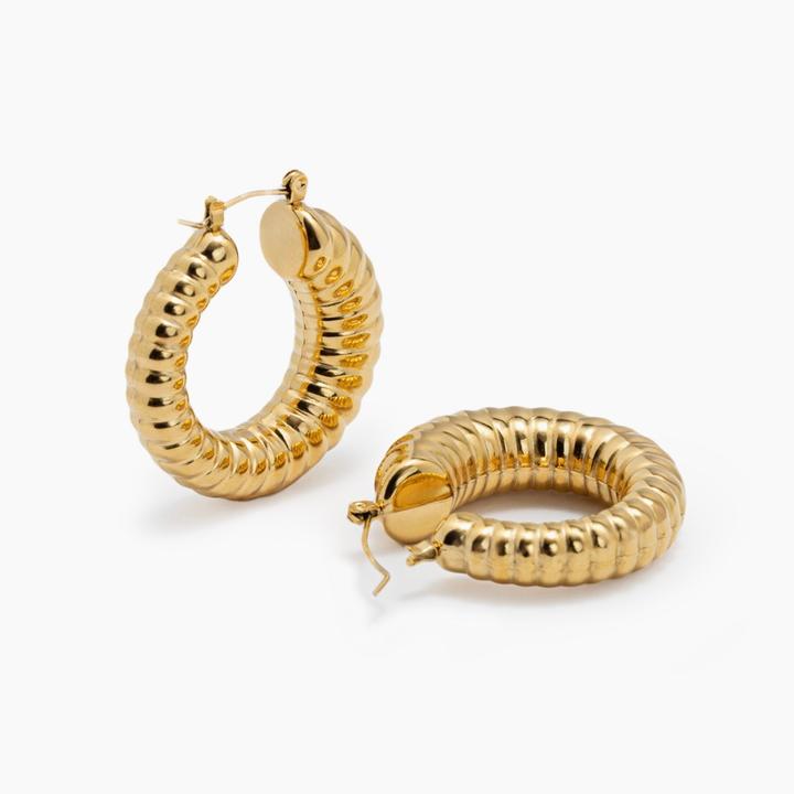 Immagine prodotto Sensora Jewelry Orecchini a cerchio Casablanca (Acciaio inossidabile)