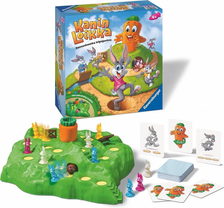 Actual product image Ravensburger Kanin Loikka Deluxe -perhepeli