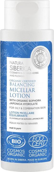Actual product image Natura Siberica Organic-certified Balancing Micellar Lotion for oily & combination skin, 150 ml (Micelle water, 150 ml)
